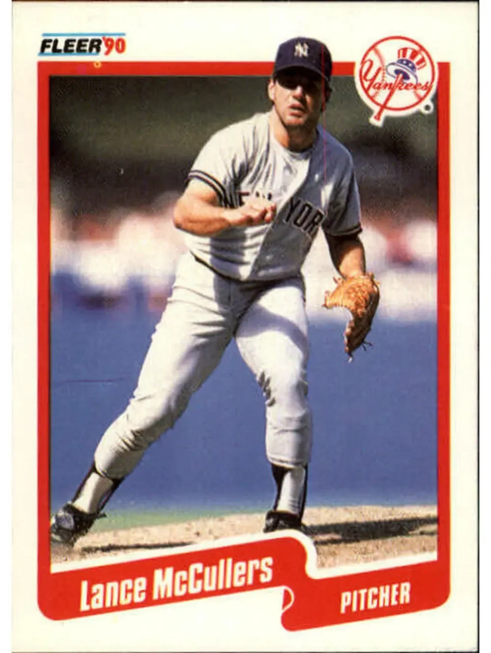 1990 Lance McCullers Fleer Baseball Card #448